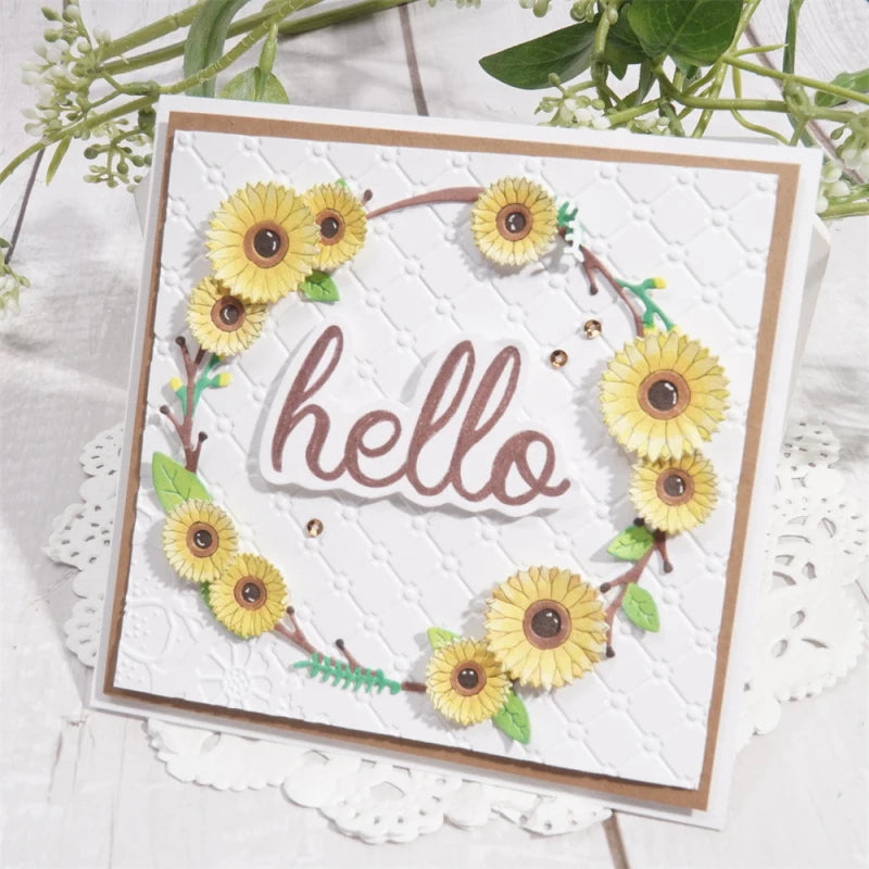 Easter Rabbit Scrapbooking Cutting Dies Metal Stencil And Stamps For DIY Embossing Card Making Flower Cut Die New 2024