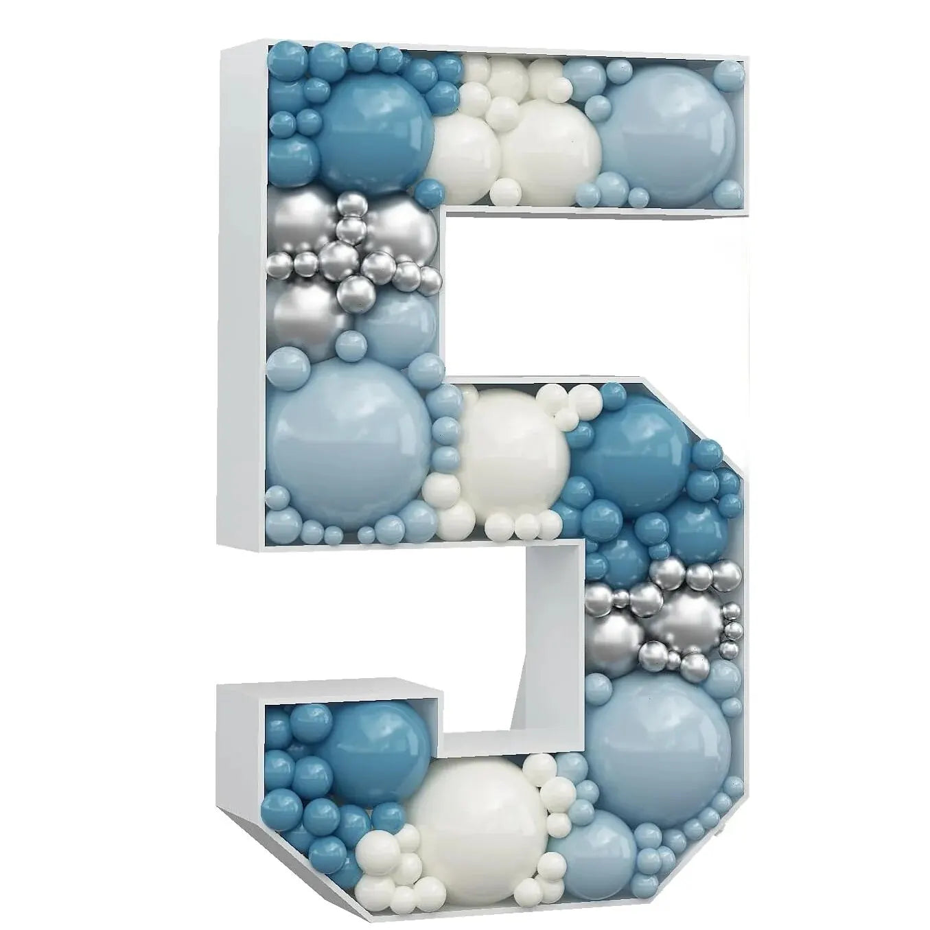 1PC 73CM 3D Filled Balloon Number Number 0-9 Light Up Marquee Foam Board For Birthday Anniversary And Easter Decorations