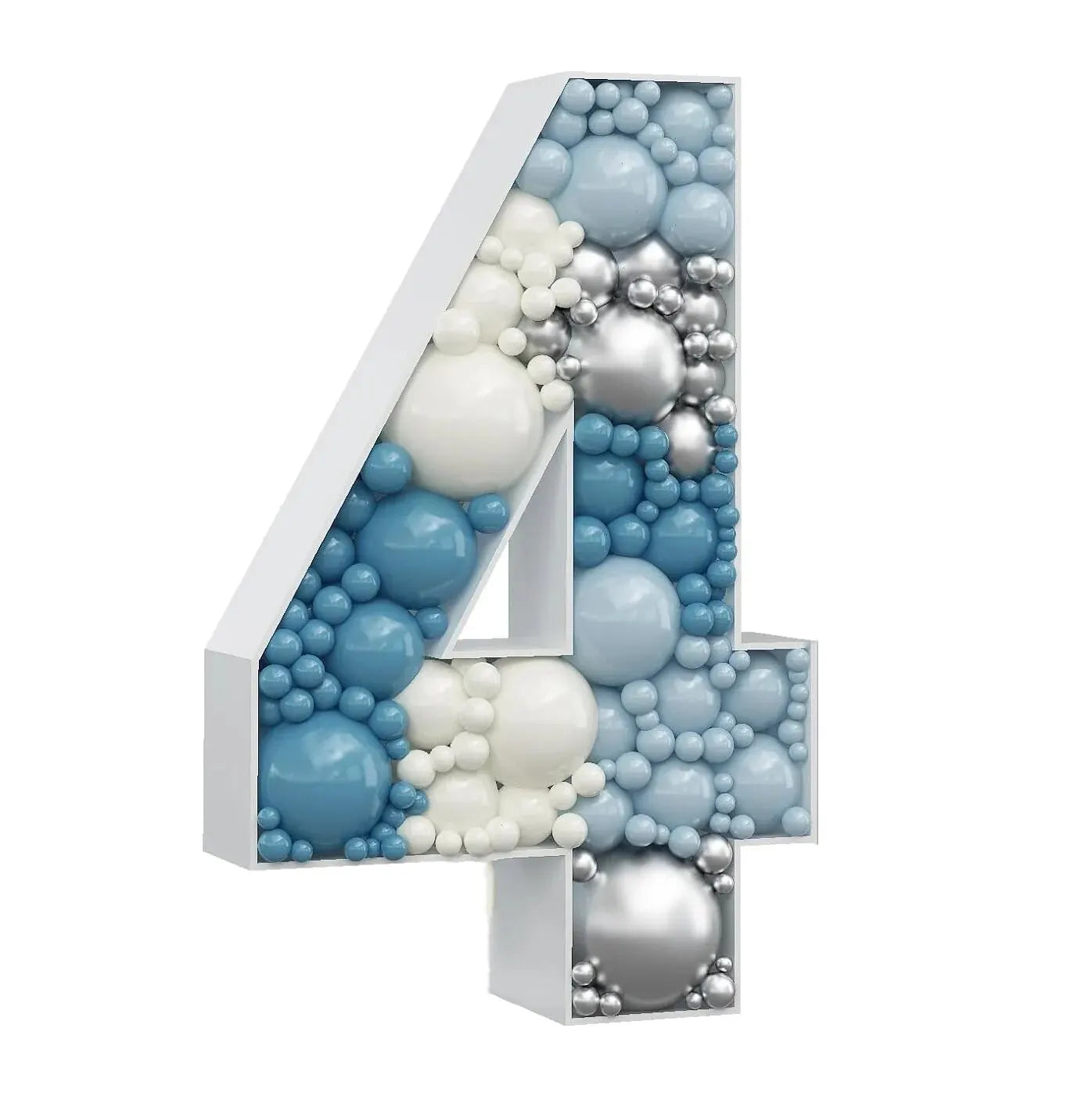1PC 73CM 3D Filled Balloon Number Number 0-9 Light Up Marquee Foam Board For Birthday Anniversary And Easter Decorations