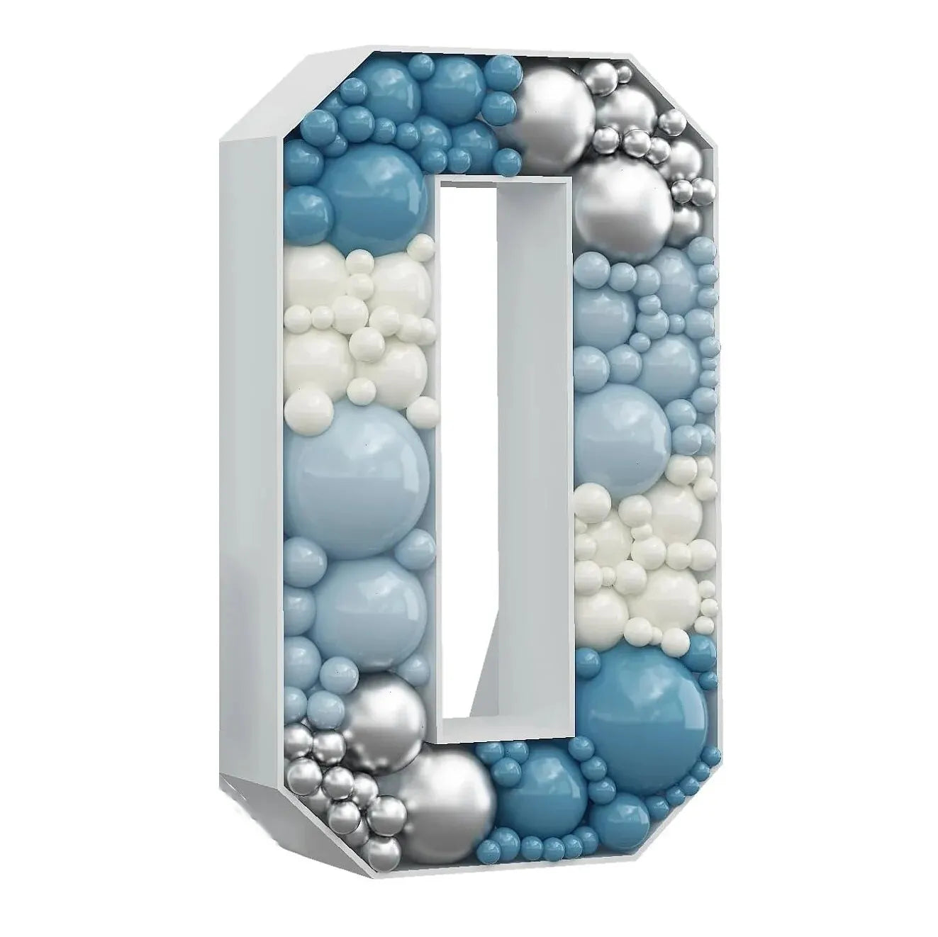 1PC 73CM 3D Filled Balloon Number Number 0-9 Light Up Marquee Foam Board For Birthday Anniversary And Easter Decorations