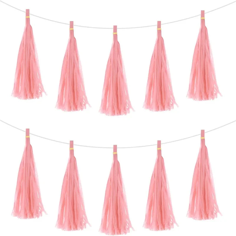 36Inch Giant Helium Pastel Balloon Paper Tassel Garland Decorations Easter Birthday Party Wedding Room Balloon Streamer Supplies