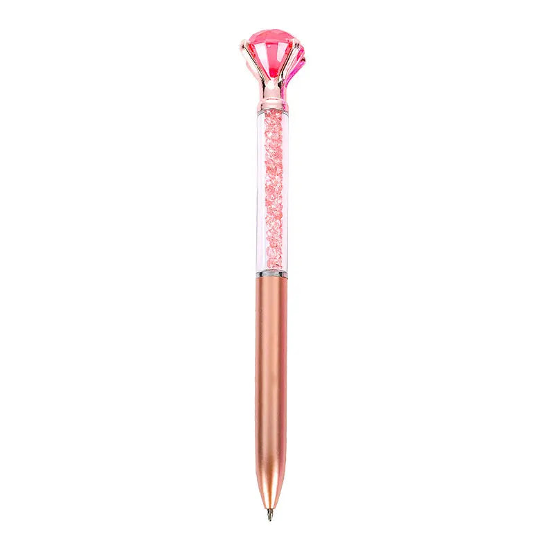 12Pcs  Crystal Diamond Gel Pen Diamond Ballpoint Pens Prize Office Student Writing Stationery
