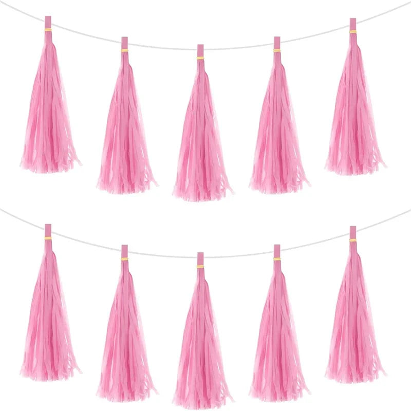 36Inch Giant Helium Pastel Balloon Paper Tassel Garland Decorations Easter Birthday Party Wedding Room Balloon Streamer Supplies