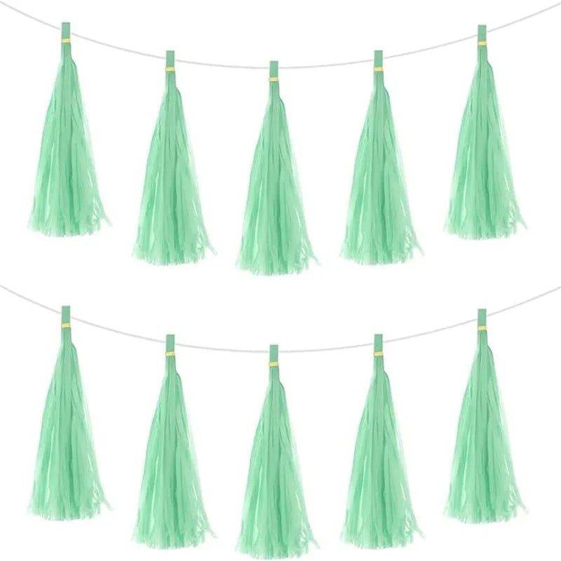 36Inch Giant Helium Pastel Balloon Paper Tassel Garland Decorations Easter Birthday Party Wedding Room Balloon Streamer Supplies