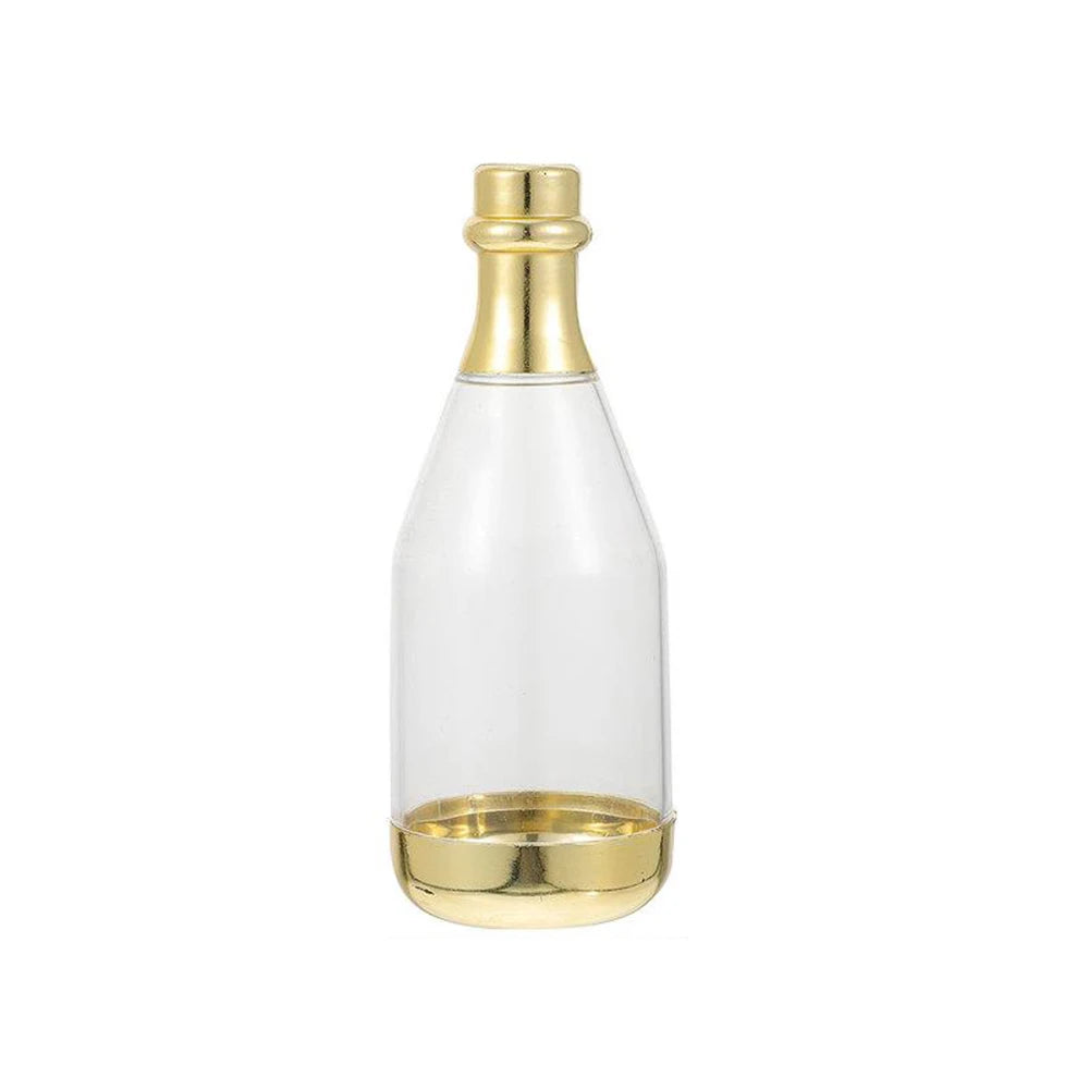 Champagne Bottle Plastic Candy Box Chocolate Box Baby Shower Wedding Valentines Day Easter Party Decor Favor Gift Packaging Box