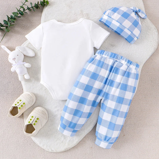 Baby Girl Easter Outfits Floral Print Sleeveless Romper with Ruffle Skirt and Headband 3 Pcs Set for Spring Celebrations