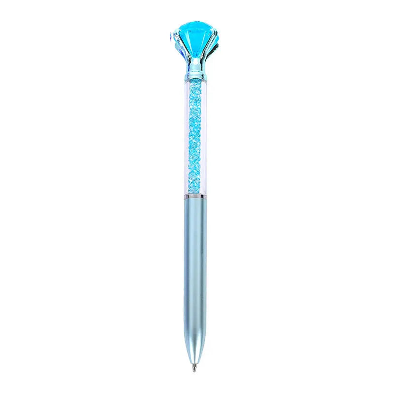 12Pcs  Crystal Diamond Gel Pen Diamond Ballpoint Pens Prize Office Student Writing Stationery